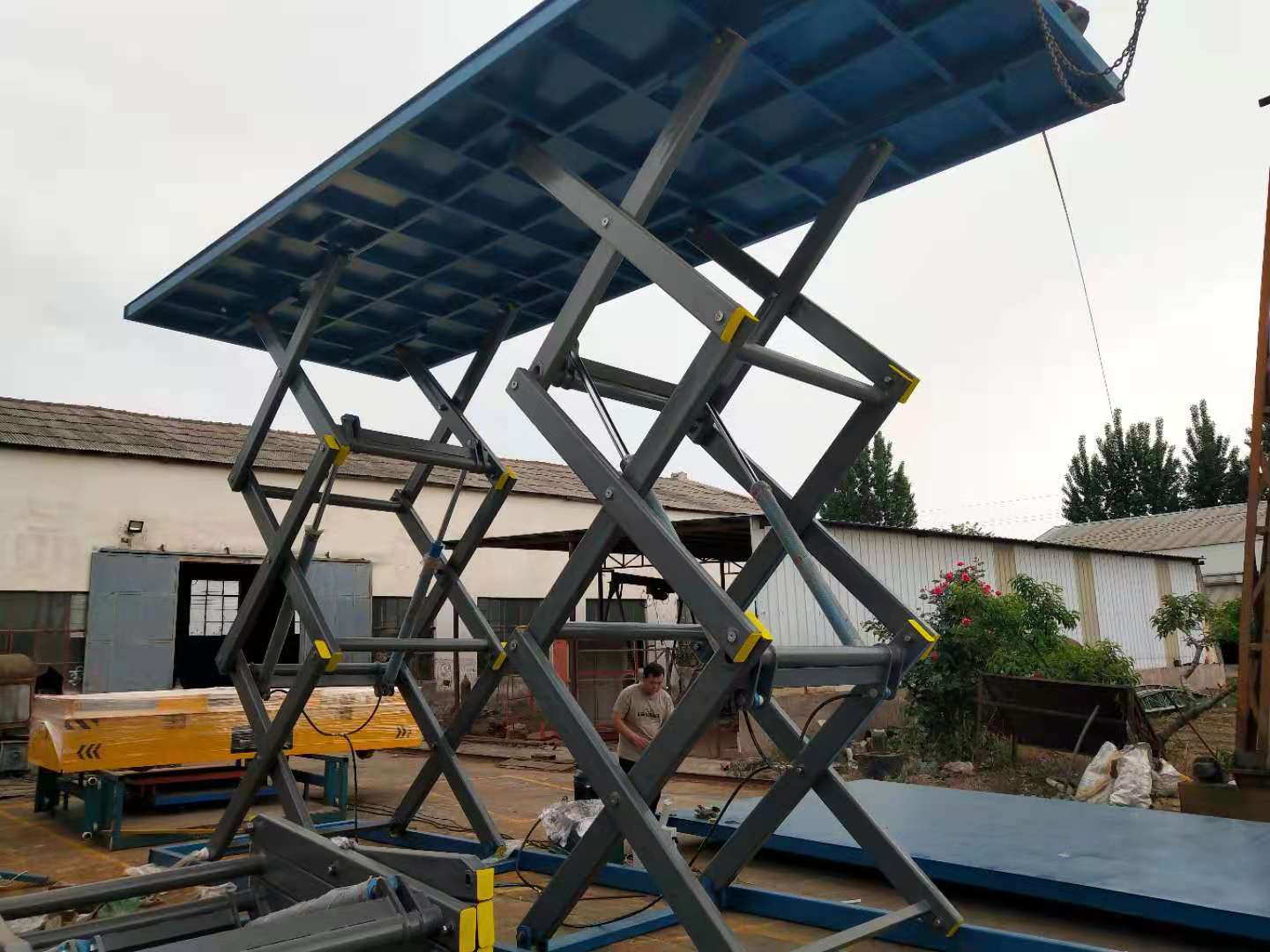 固定剪叉式液壓升降作業平臺