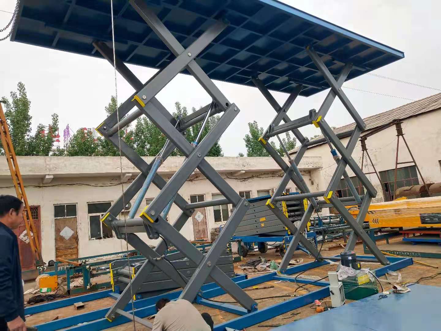 固定剪叉式液壓升降作業平臺